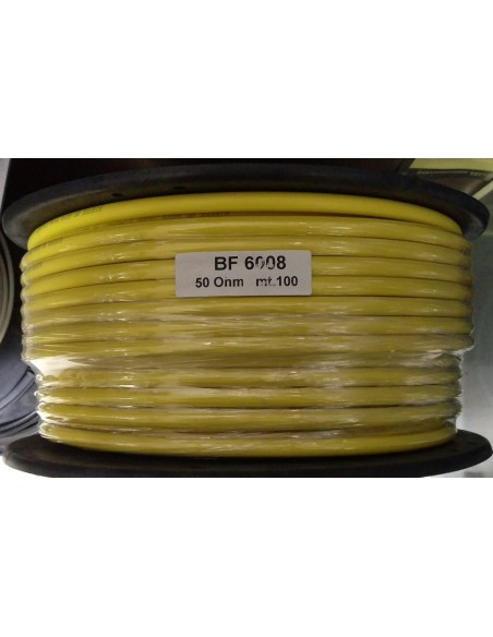 50 Ohm Coaxial cable  Bieffe  BF 6008 - Reel 100mt