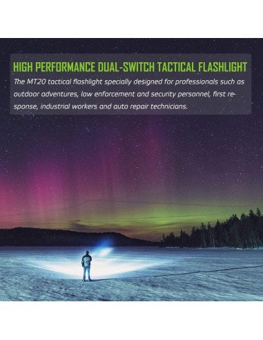 Revtronic MT20 - Dual-switch Tactical LED Flashlight