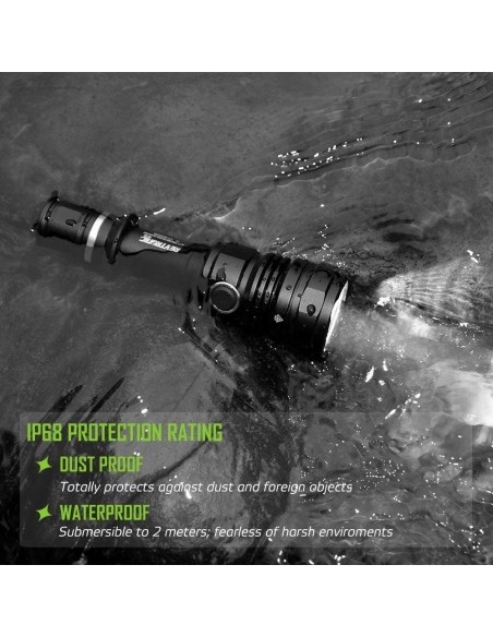 Revtronic MT20 - Dual-switch Tactical LED Flashlight