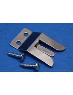 Microphone clip/holder with screws
