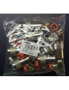 Connettore maschio N con isolamento in teflon  per RG-8AU/RG213 10 pezzi 2