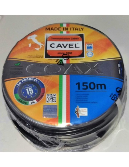 Cavel RG58C/U - COAXIAL CABLE 50 Ohm Reel 150mt