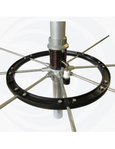 Radial reinforcement ring for antenna SIRIO 827
