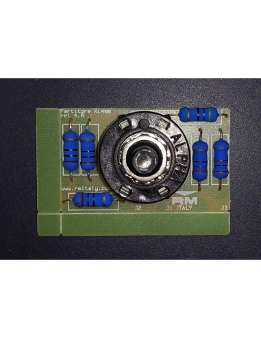 Input attenuator board with rotary switch