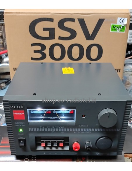 Diamond GSV-3000 PLUS - Stabilized 30A power supply with soft start