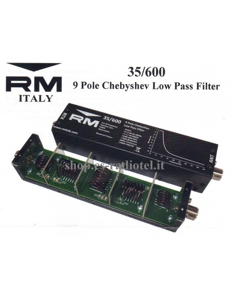 Filtro passa-basso RM Italy 35/600