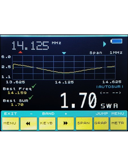 ANTENNA ANALYZER MetroVna MetroVna DELUXE 250MHz