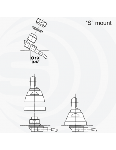 Antenna Sirio SMA 108-550 SL 2
