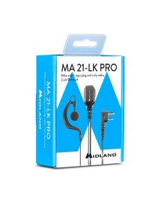 Midland MA21-LK - Microfono / auricolare 2 Pin Kenwood 2