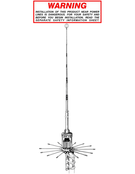 SIRIO 2016 - Antenna CB verticale 5/8