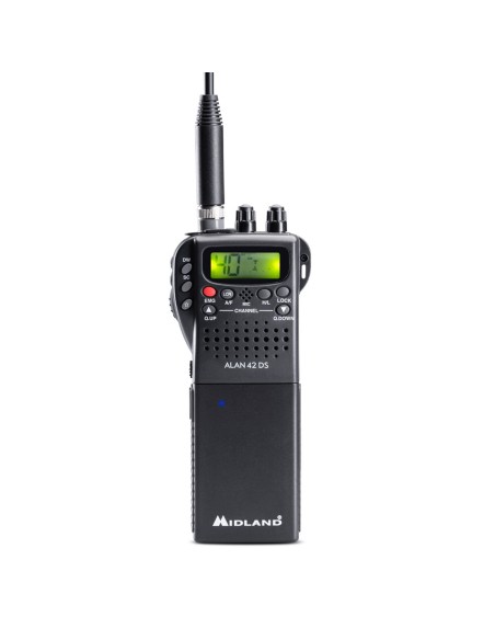 Midland ALAN 42 DS Lithium - Multi-band Portable CB Transceiver