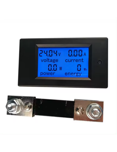 PZEM-051 - Power Meter DC Digital Ammeter Voltage Meter with 100A shunt