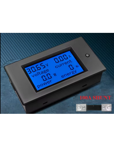 PZEM-051 - Power Meter DC Digital Ammeter...