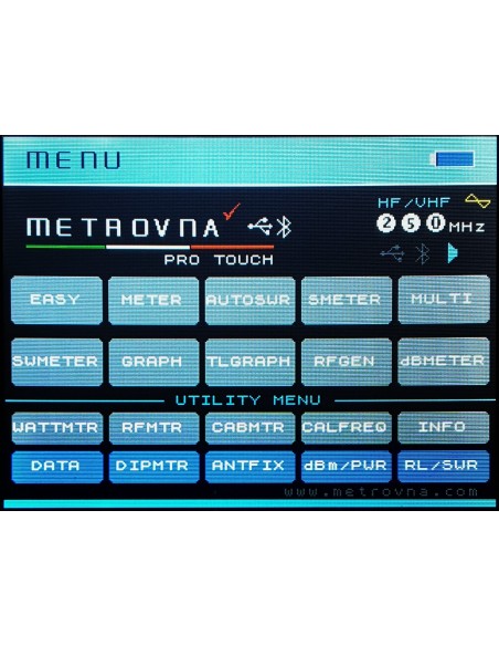 ANTENNA ANALYZER MetroVna MetroVna DELUXE 250MHz