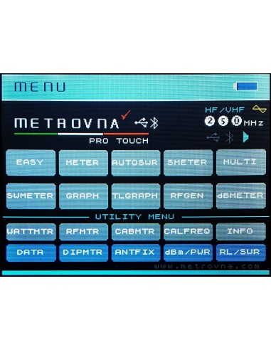ANTENNA ANALYZER MetroVna MetroVna DELUXE 250MHz