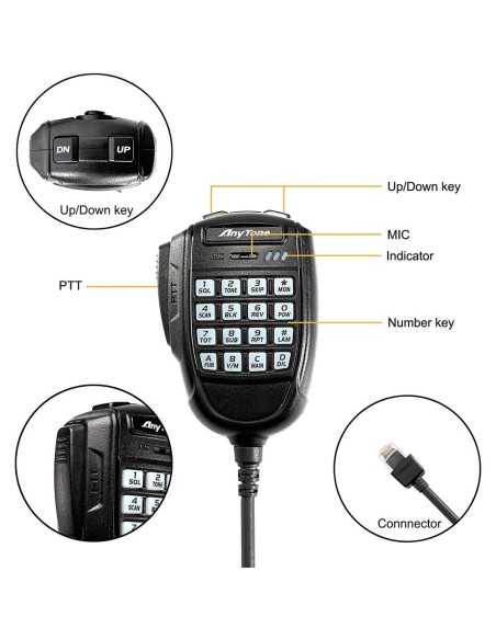 Anytone AT-779UV dual band 144-146MHz / 430-440Mhz stazione radio VHF / UHF PNI