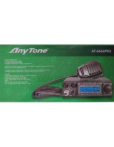 Anytone AT-6666 PRO 10 METER RADIO EXPORT VER....