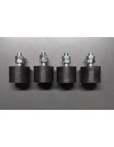 Rubberized spacer studs for linear amplifier